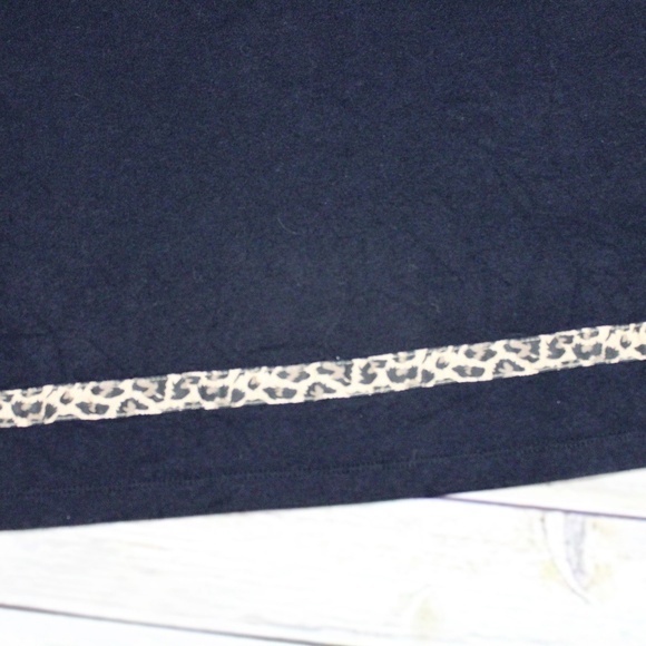 Jason Maxwell Top Size Small Safari Animals Black - Picture 3 of 5
